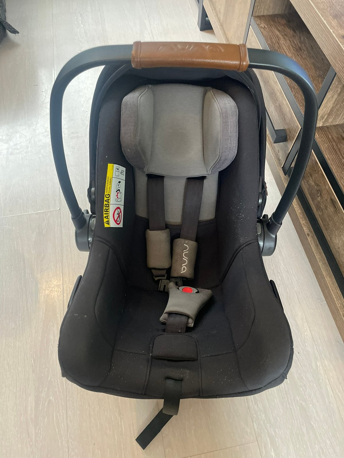 Autostoel baby Nuna pipa next, Kinderen en Baby's, Autostoeltjes, Autogordel of Isofix, Zo goed als nieuw, 0 t/m 13 kg, Ophalen