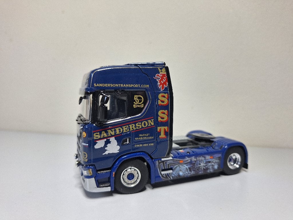 Scania R Serie van Firma Sanderson. WSI, Ophalen of Verzenden, Zo goed als nieuw, Bus of Vrachtwagen, Wsi