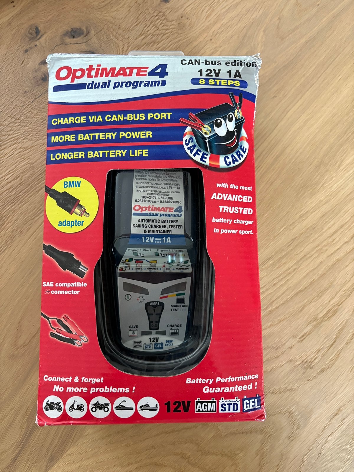 Optimat 4 oplader, Ophalen, BMW