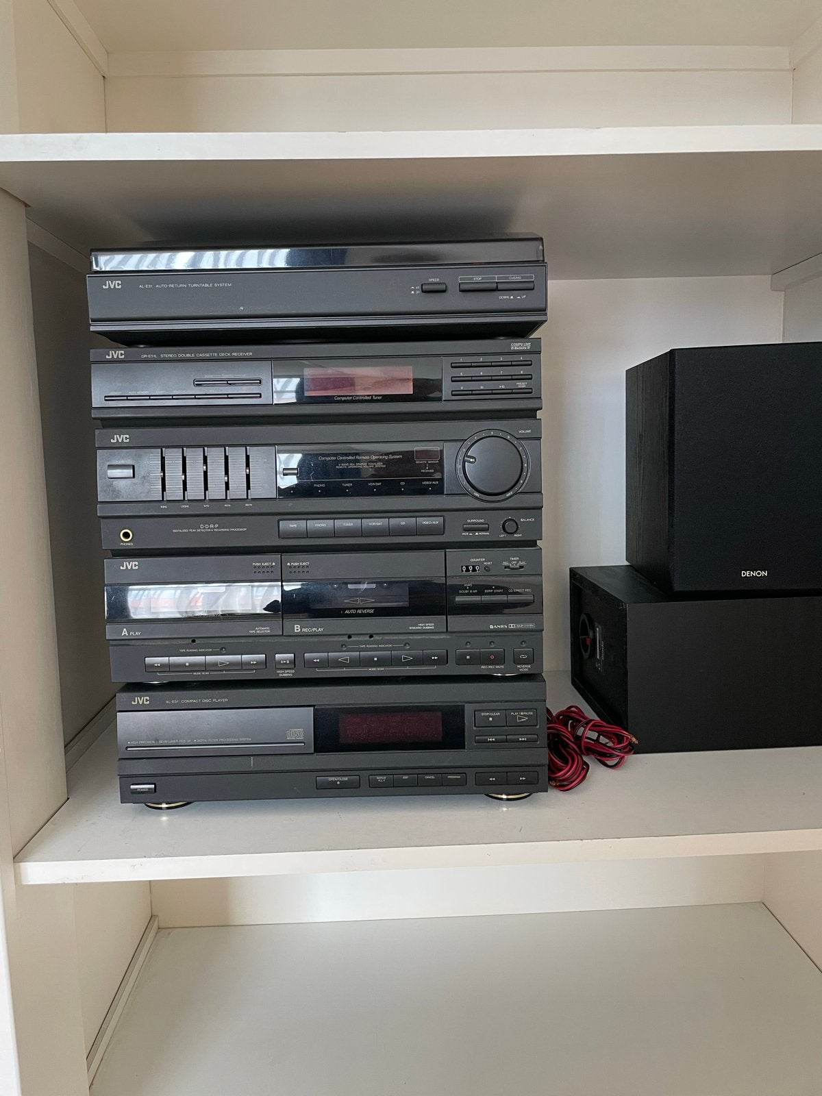 JVC Stereo Set - Zo goed als nieuw, compleet, Ophalen, Losse componenten, Zo goed als nieuw, Cassettedeck