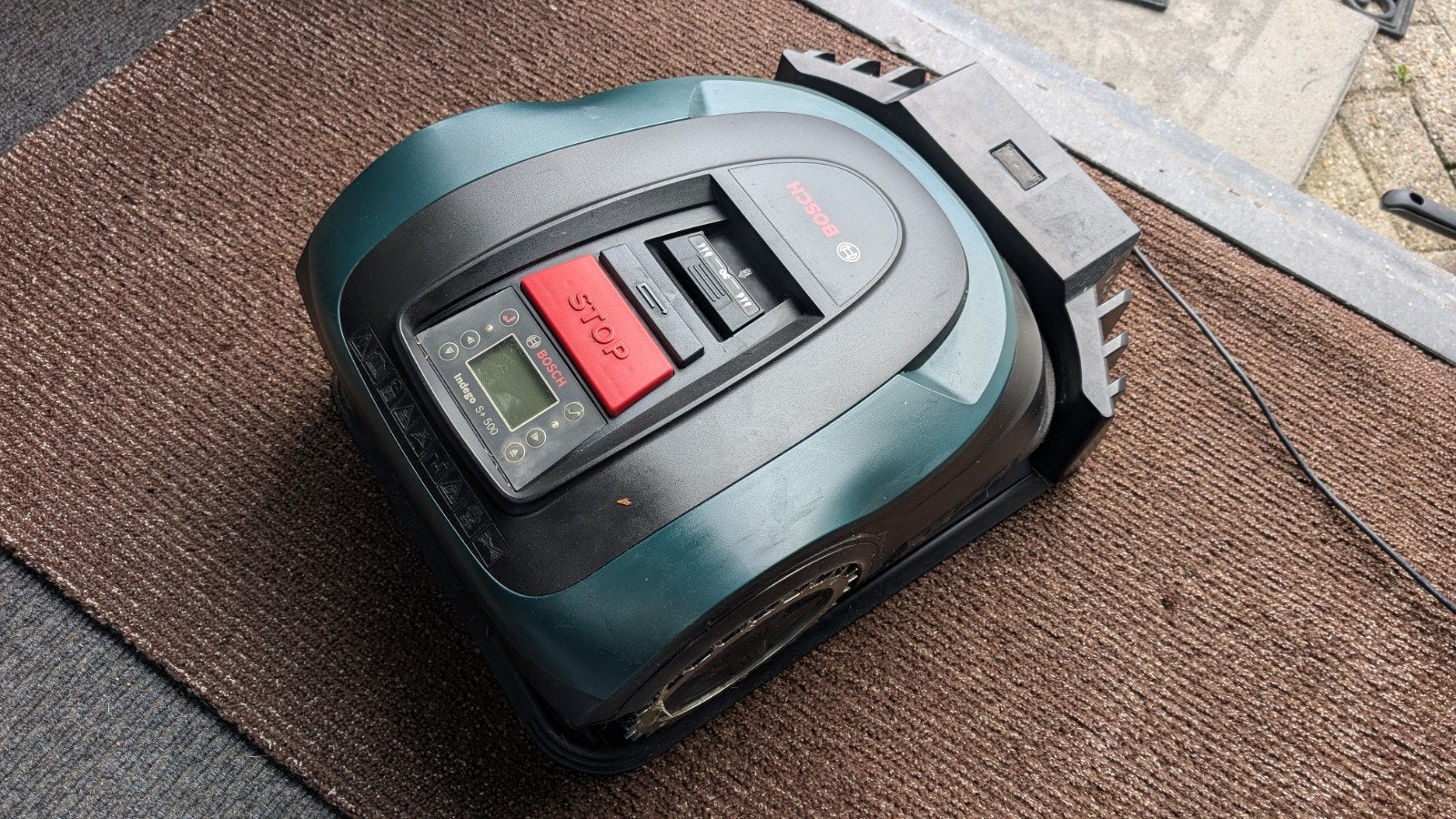 Bosch Robotmaaier Indego S+500, Tuin en Terras, Ophalen of Verzenden, Gebruikt