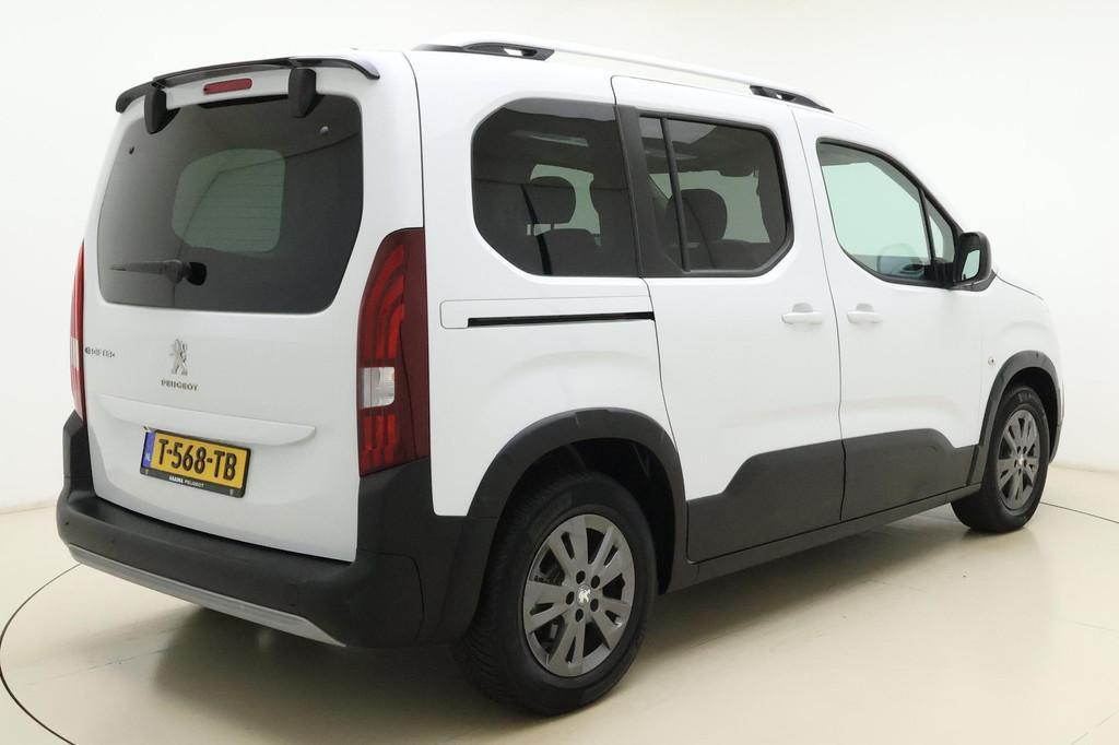 Peugeot e-Rifter EV GT 50 kWh SOH 100% | Panoramadak | Clima, Auto's, Peugeot, Gebruikt, 275 km, Wit, Te koop