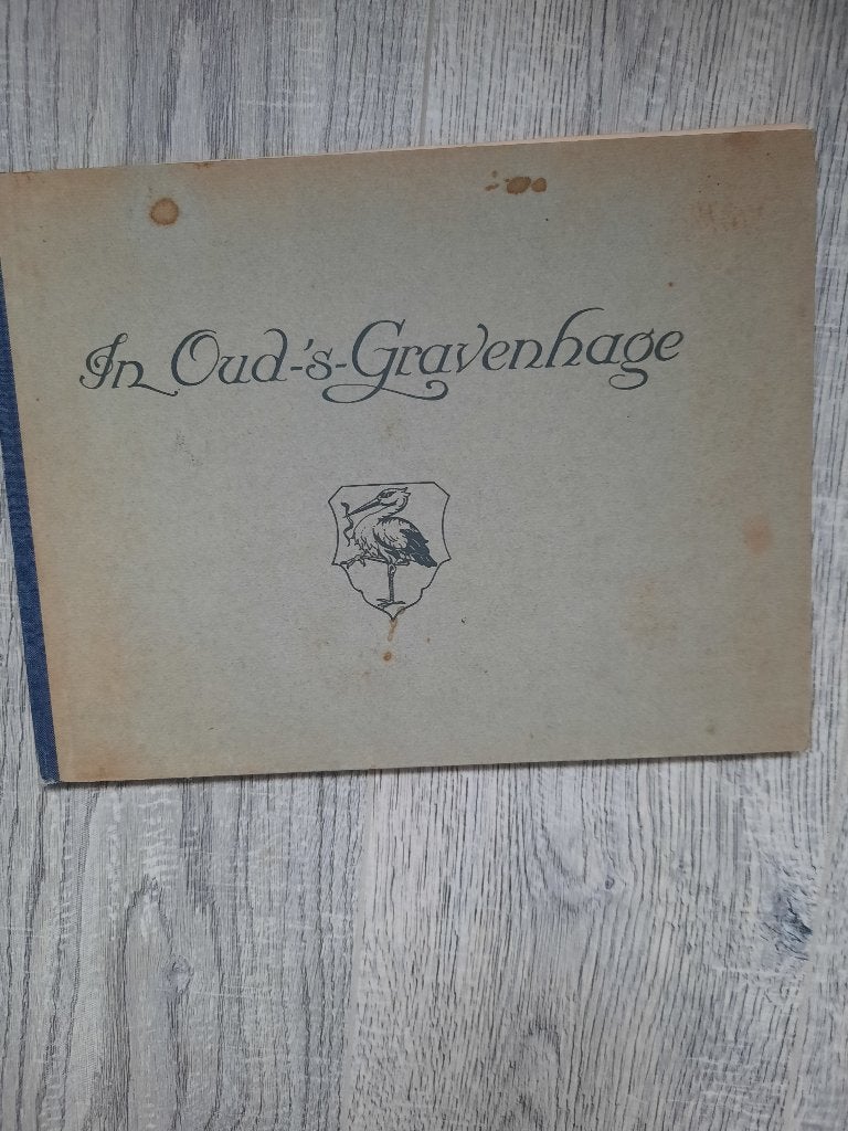 Prentboek IN OUD-'s GRAVENHAGE, Ophalen of Verzenden, H.E. van Gelder