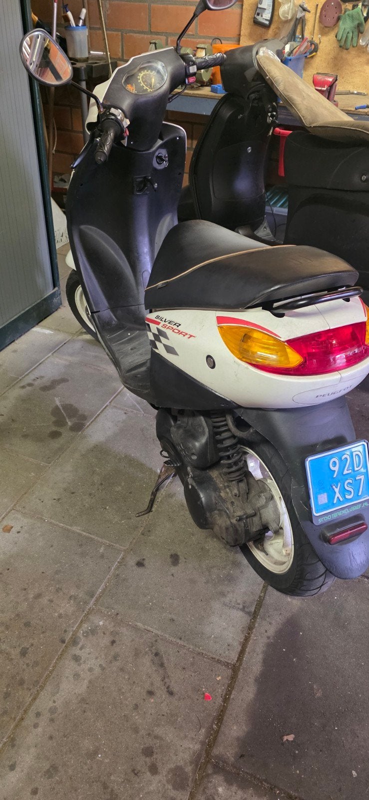 Uniek! Peugeot Vivacity Silversport wit 2T orgineel!, Fietsen en Brommers, Scooters | Peugeot, Ophalen, Tweetakt, Gebruikt, Vivacity