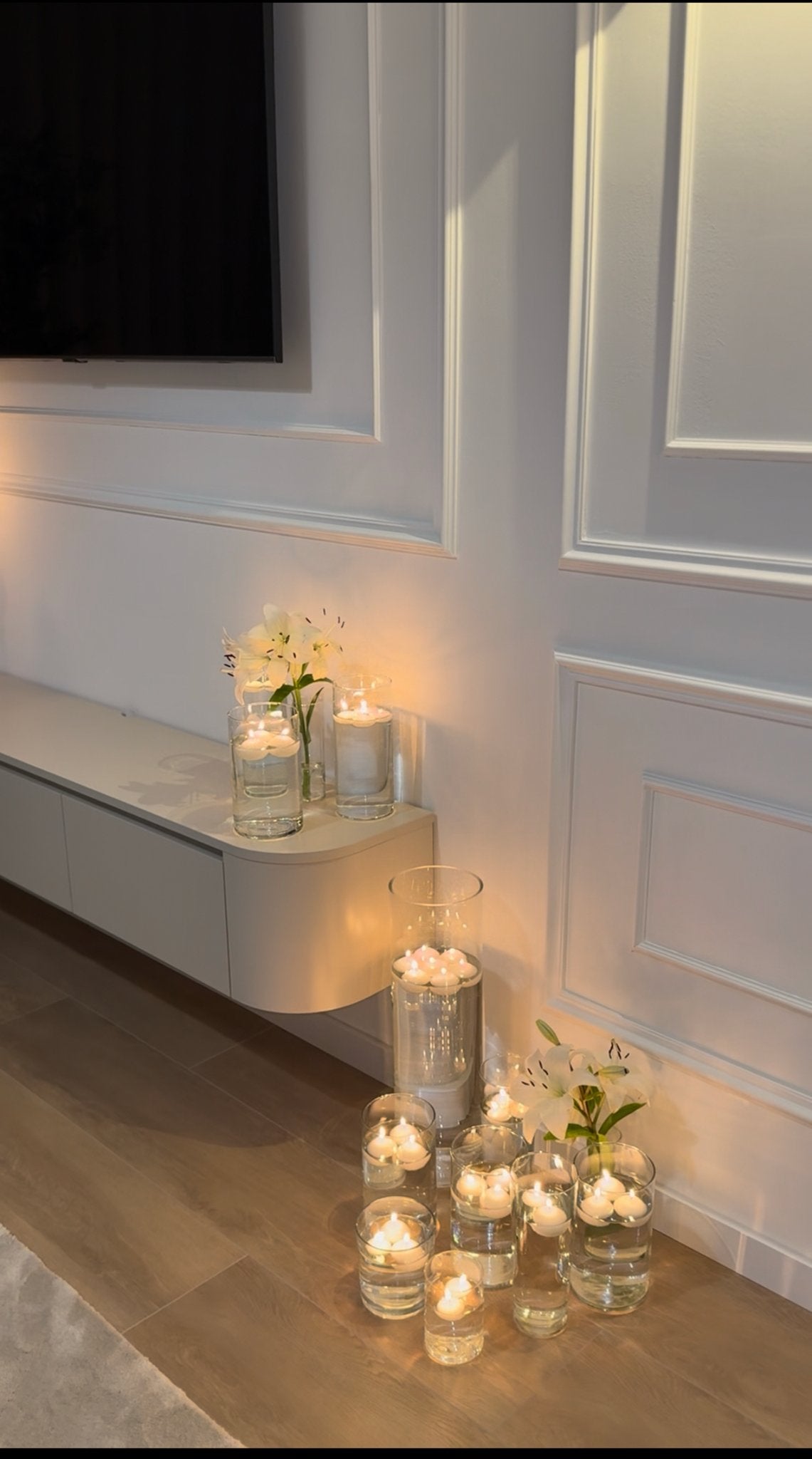 Decoratieve glazen vazen, Ophalen, Overige materialen, Wit, Zo goed als nieuw