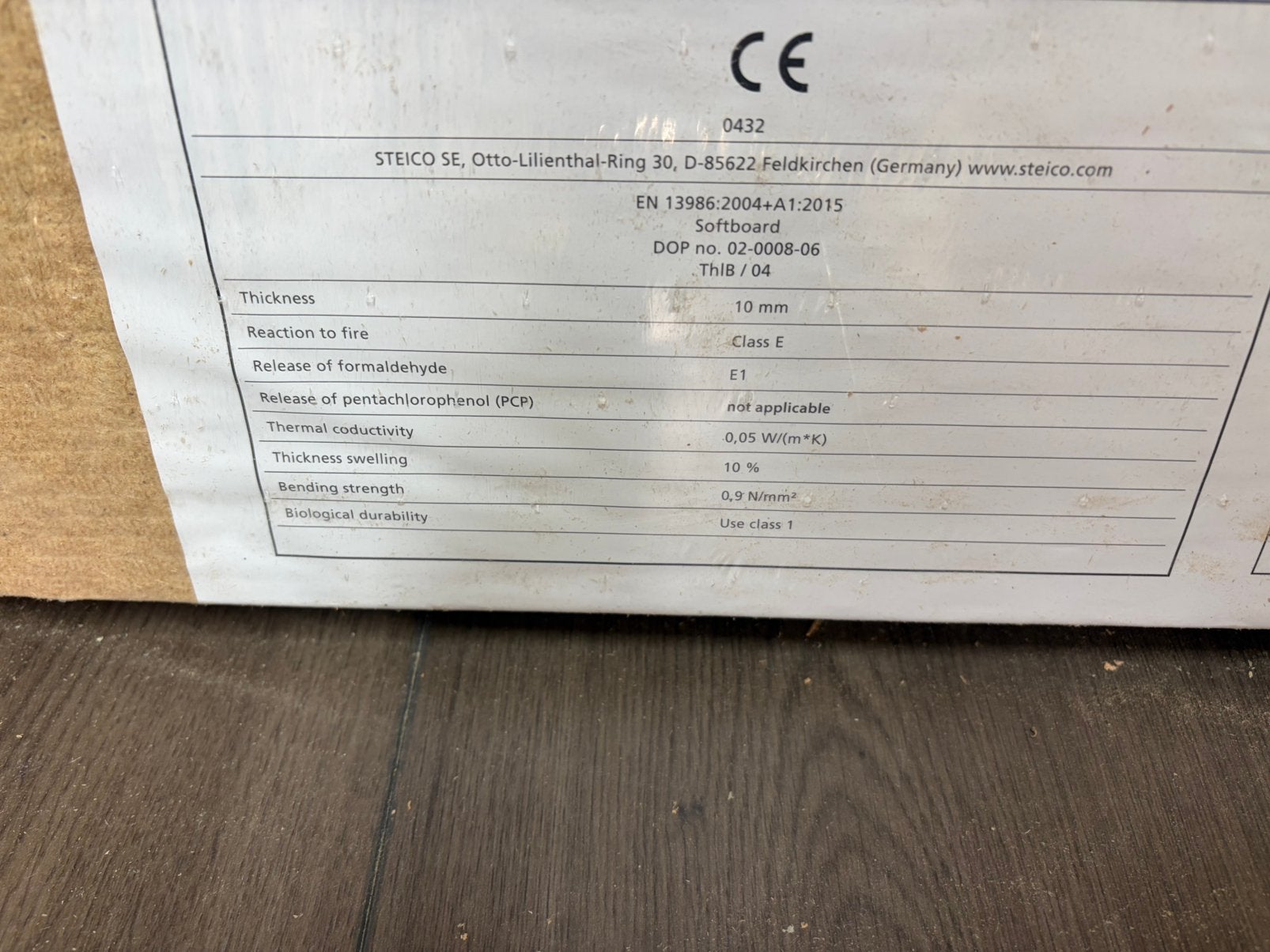 Foto 2 van STEICO silent+ 10mm ondervloerplaten – 3 pakken (ca. 14 m²)
