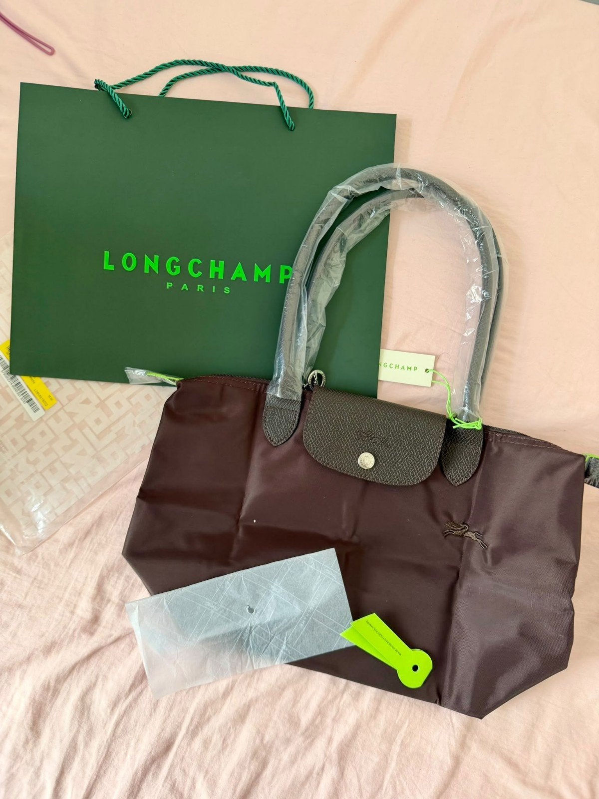 Longchamp Le Pliage Tote Bag M Mocha Bruin, Ophalen of Verzenden