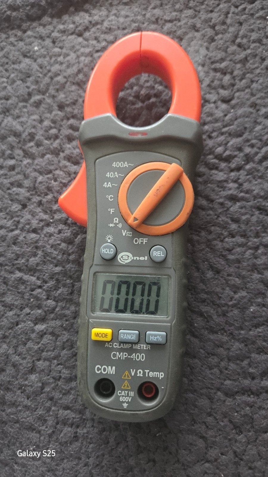 Sonel CMP-400 ac Clampmeter + Nieuwe ABB Metrawatt Meetsnoer, Ophalen of Verzenden, Zo goed als nieuw, Elektriciteit