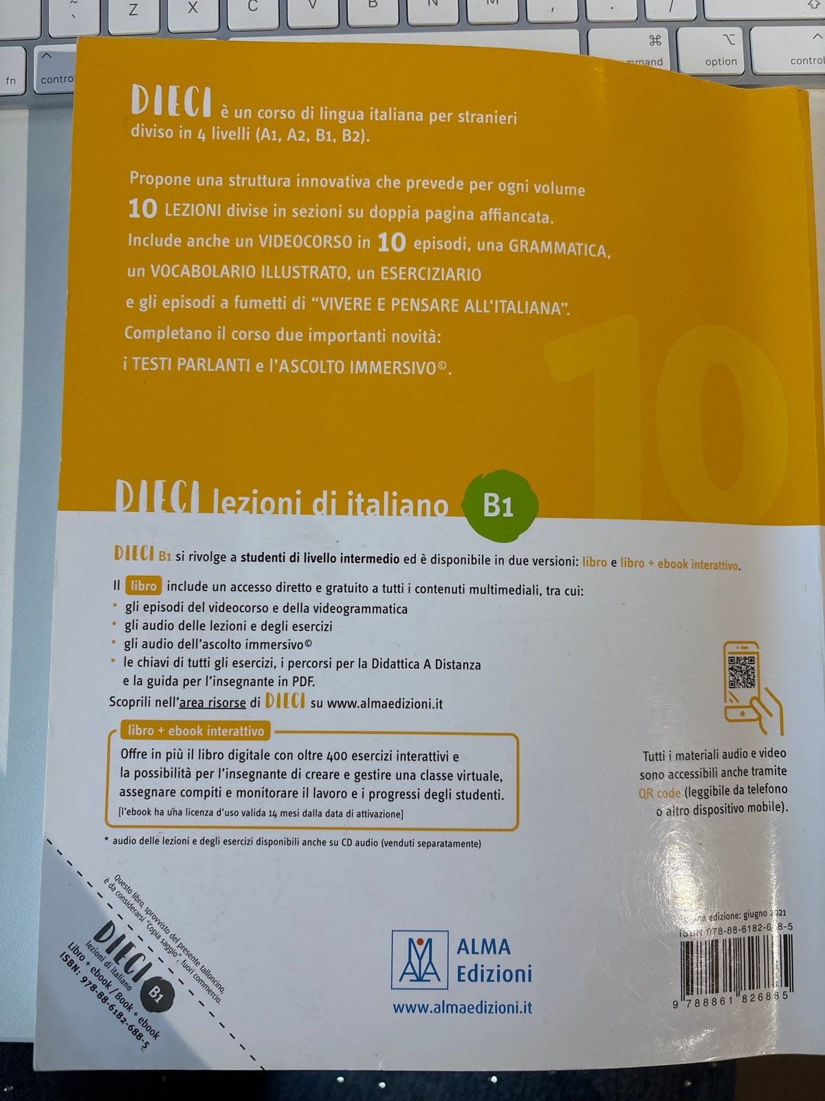 DIECE Lezioni di Italiano B1 - Italiaanse Taalcursus, Boeken, Ophalen of Verzenden, Zo goed als nieuw, Non-fictie