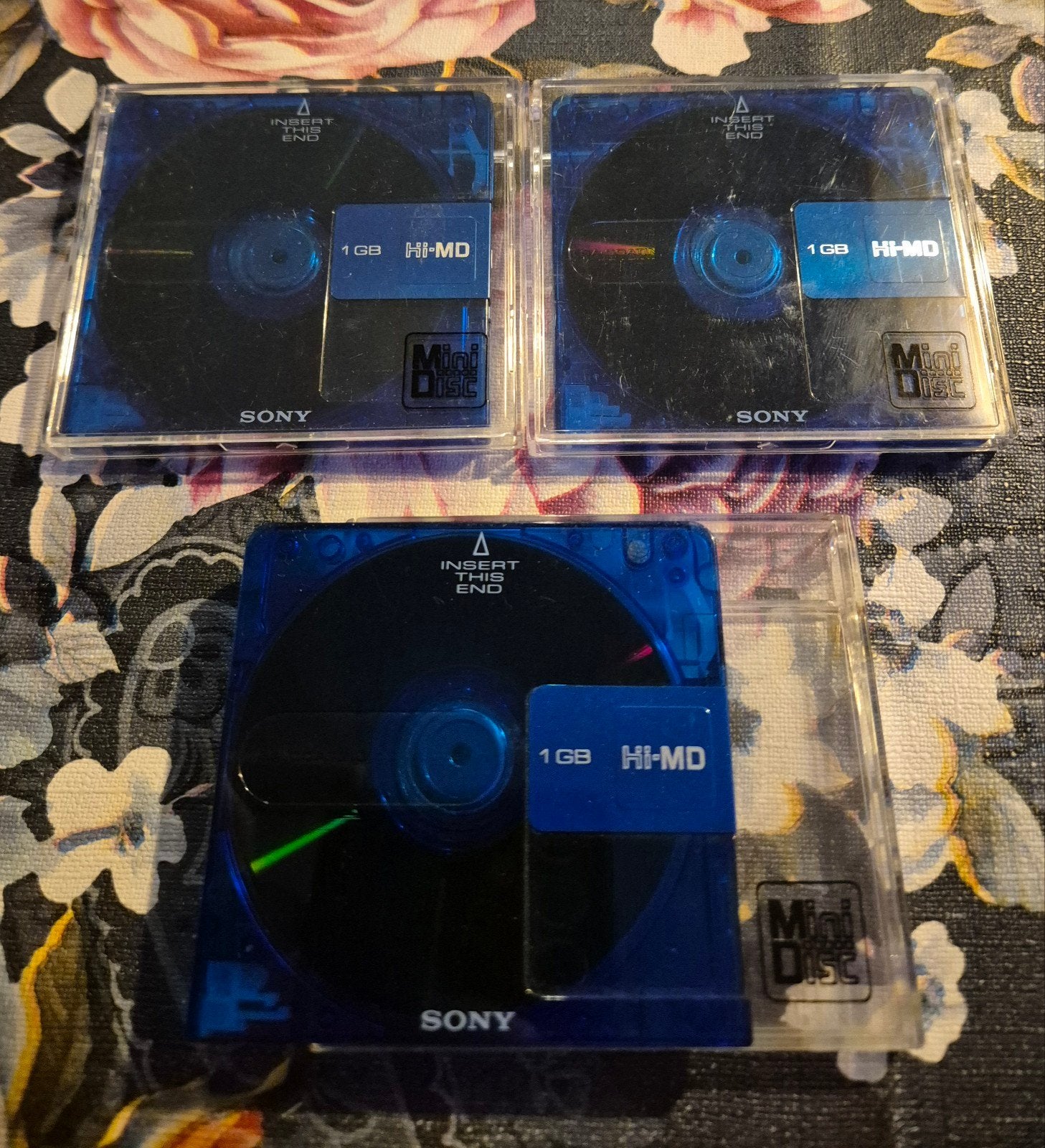 Sony Hi-MD 1GB minidisc in jewelcase doosje, 2 stuks, Ophalen of Verzenden
