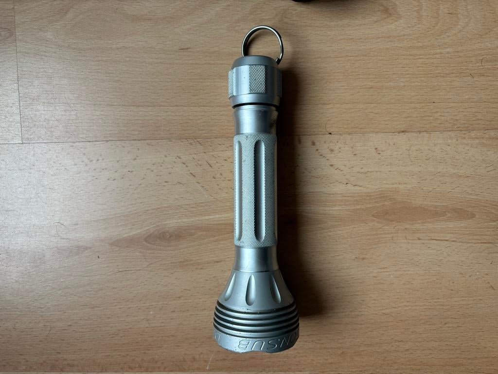 Dragonsub duiklamp met 5 leds, Ophalen of Verzenden, Gebruikt, Duiklamp