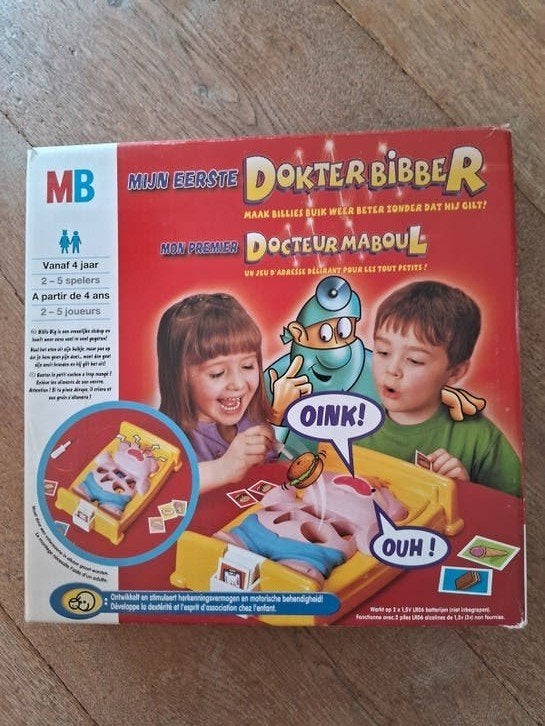 Dokter Bibber - spel voor kinderen, Ophalen of Verzenden, Gebruikt, Ontdekken, Met geluid