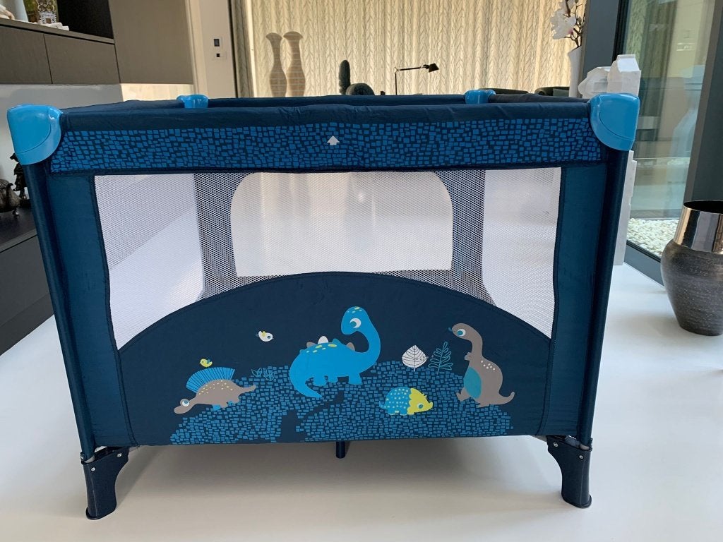 Playpen / Babybox, Ophalen, Zo goed als nieuw, Vierkant, Wieltjes