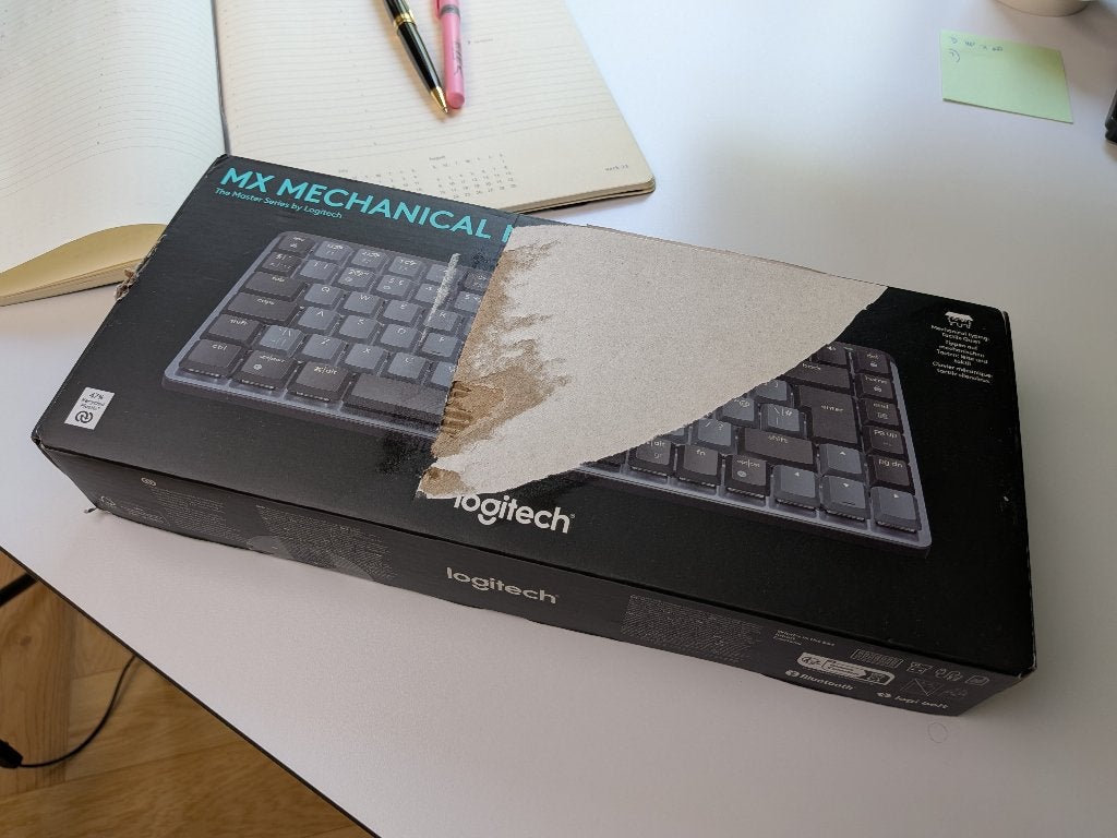 Logitech MX Mechanical Mini – Tactile – Draadloos, Computers en Software, Toetsenborden, Gebruikt, Ophalen of Verzenden, Draadloos
