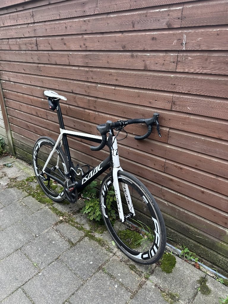 ISAAC Meson Triad 40 maat 60 - Ultrega Di2 - FFWD carbon, 28 inch, Carbon, Zo goed als nieuw, 57 tot 61 cm