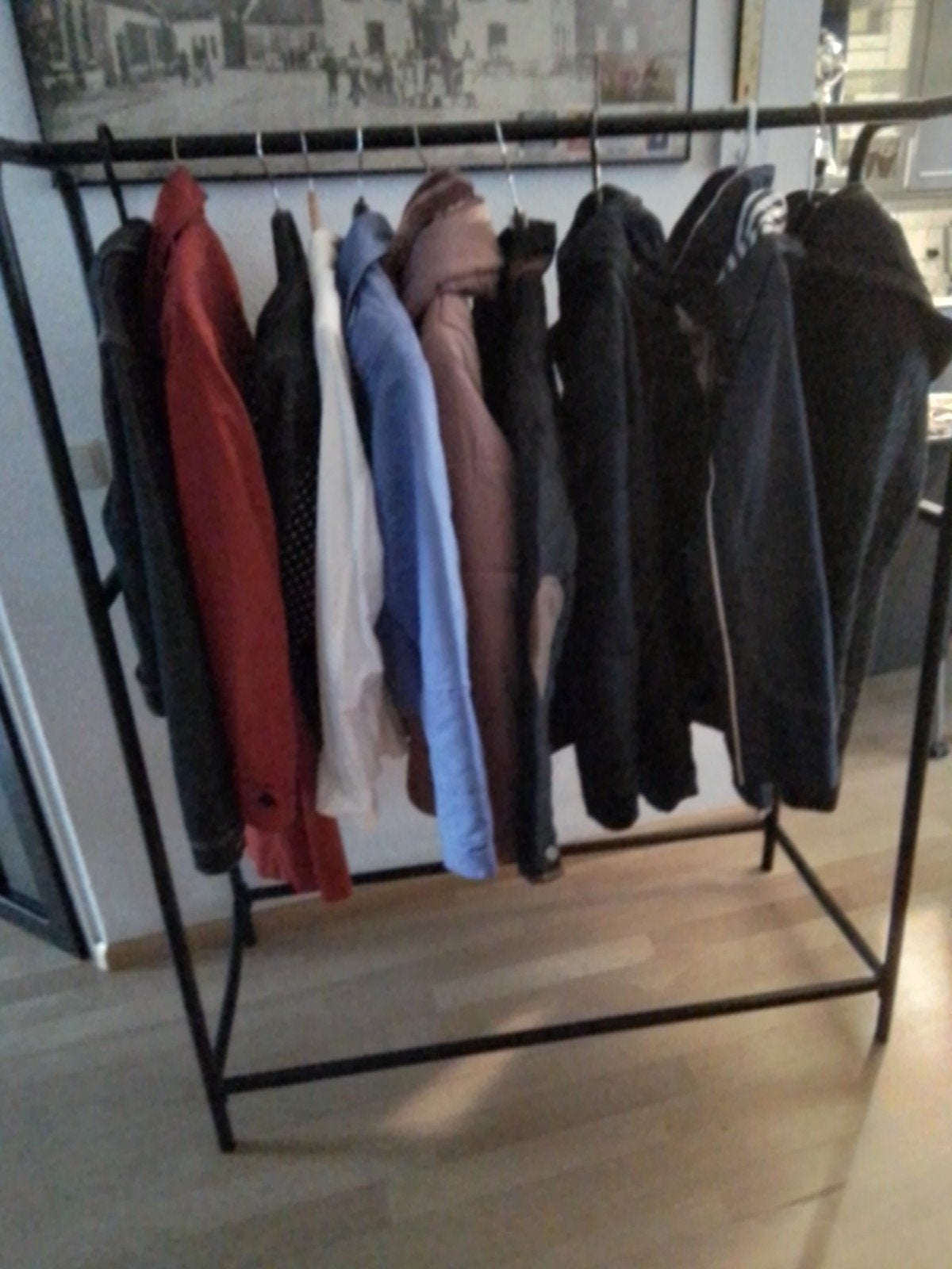 Grote partij kleding, schoenen en kledingrek - 100 stuks 50, Ophalen of Verzenden, Zo goed als nieuw