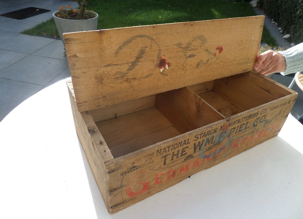 Vintage transportkist, Ophalen, Gebruikt, 50 tot 75 cm, Minder dan 40 cm