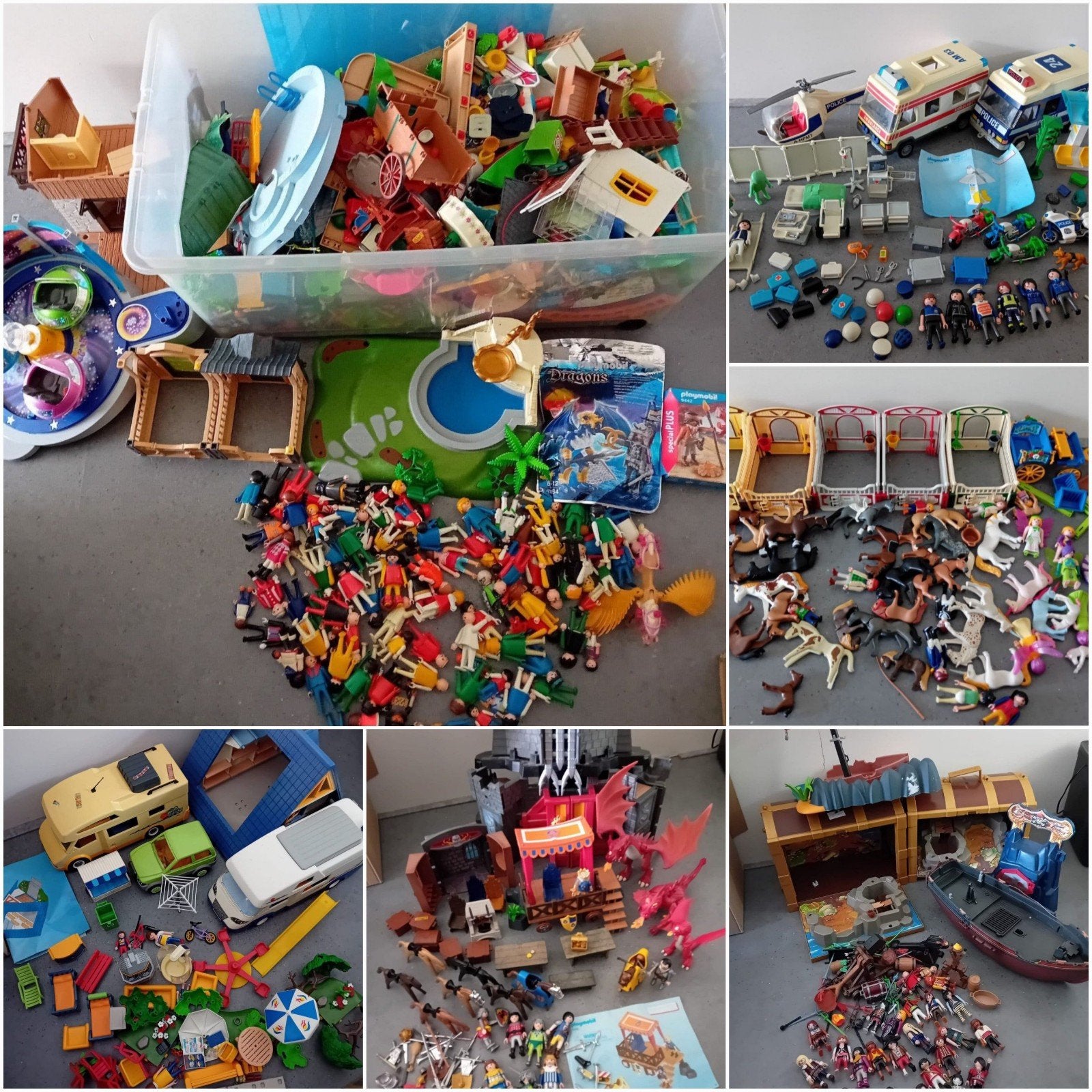 Grote verzameling playmobil, Ophalen, Gebruikt, Complete set
