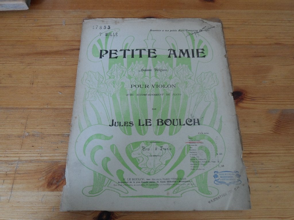 Petite amie - jules le boulch, Muziek en Instrumenten, Gebruikt, Ophalen of Verzenden, Piano, Religie en Gospel