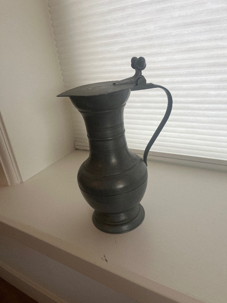 Tinnen eikelkan, Antiek en Kunst, Ophalen of Verzenden