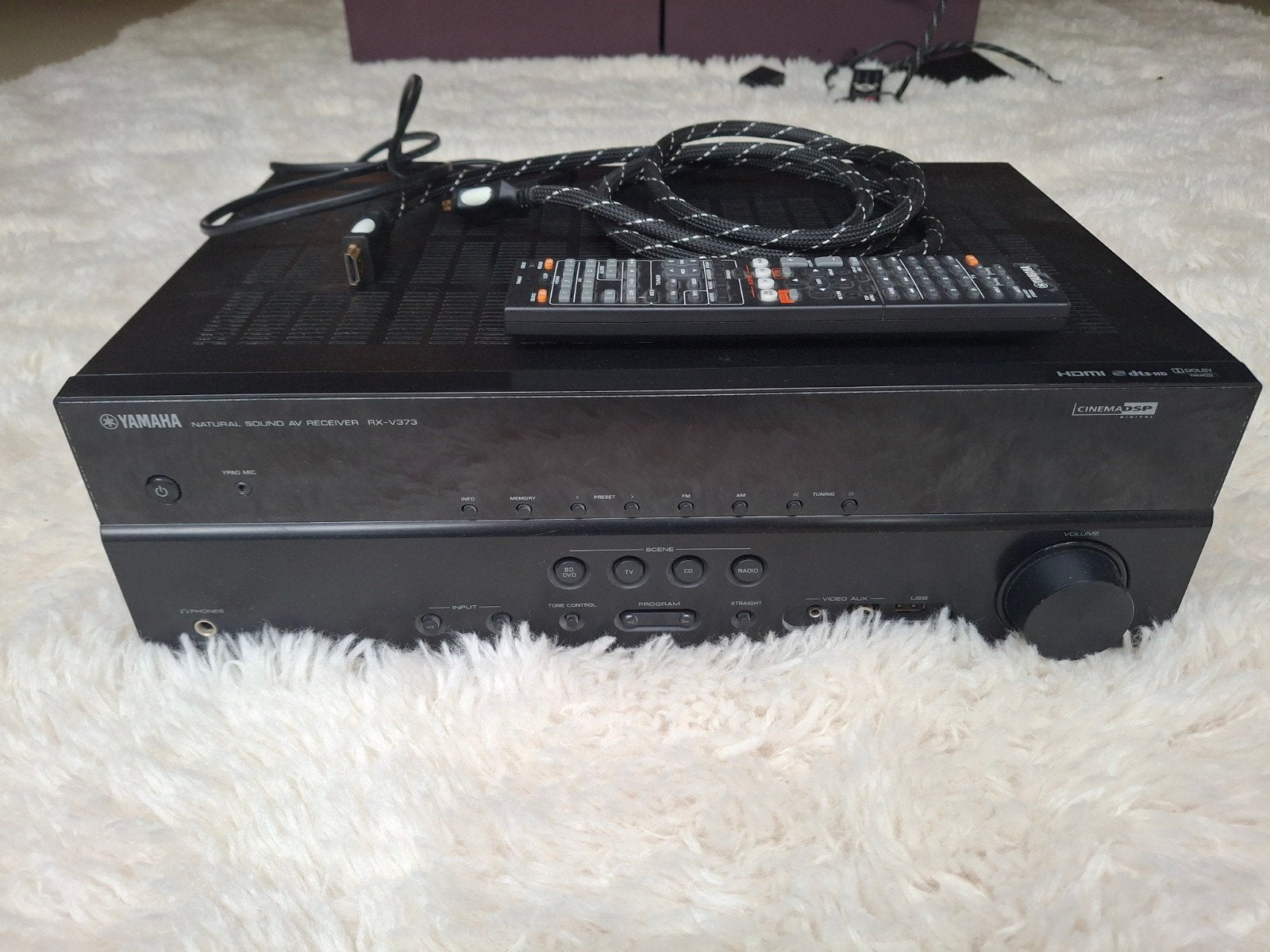 Yamaha RX-V 373 5.1 AV receiver, Ophalen, Gebruikt, Yamaha, 60 tot 120 watt