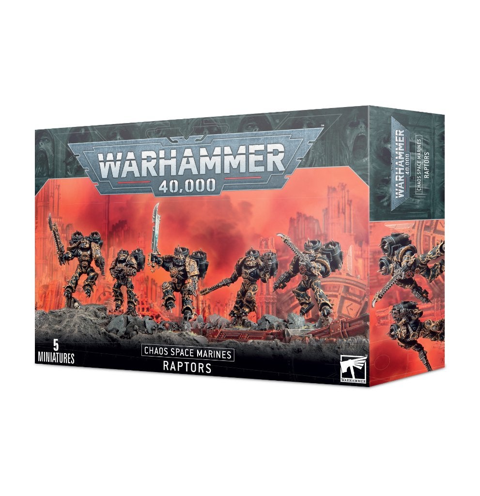 Warhammer 40K chaos space marines RAPTORS, Hobby en Vrije tijd, Wargaming, Ophalen of Verzenden, Nieuw, Warhammer 40000, Figuurtje(s)
