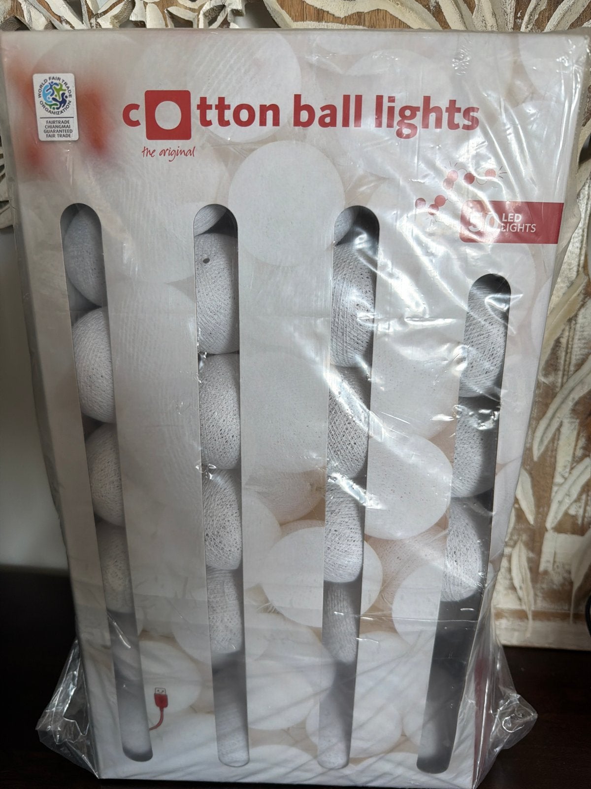 Cotton Ball Lights - LED Lichtslinger (Nieuw), Ophalen, Nieuw, Modern, Wit