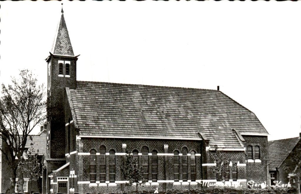 Munnekezijl - Kerk - Geref. Kerk, Ophalen of Verzenden, 1940 tot 1960, Ongelopen, Friesland