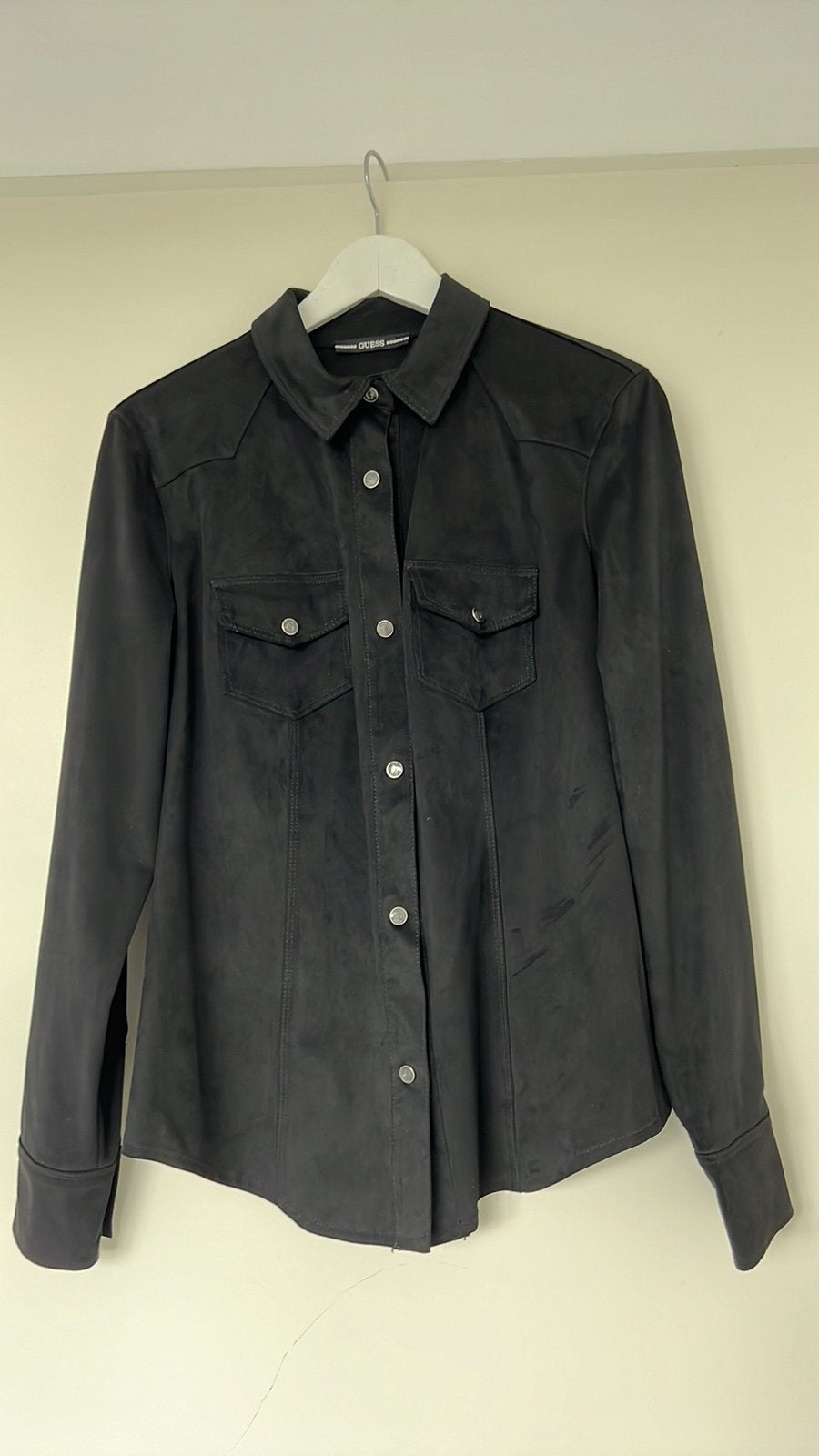 Blouse Guess, Ophalen of Verzenden, Zo goed als nieuw, Maat 36 (S), Zwart