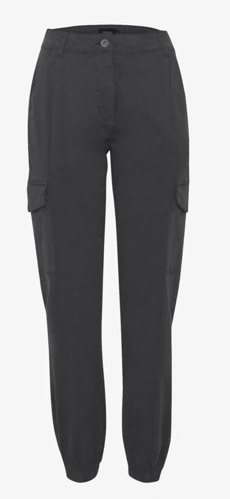Oxmo OXCoco Cargo Broek - Donkerblauw, Maat L, Kleding | Dames, Oxmo, Blauw, Maat 42/44 (L), Ophalen of Verzenden
