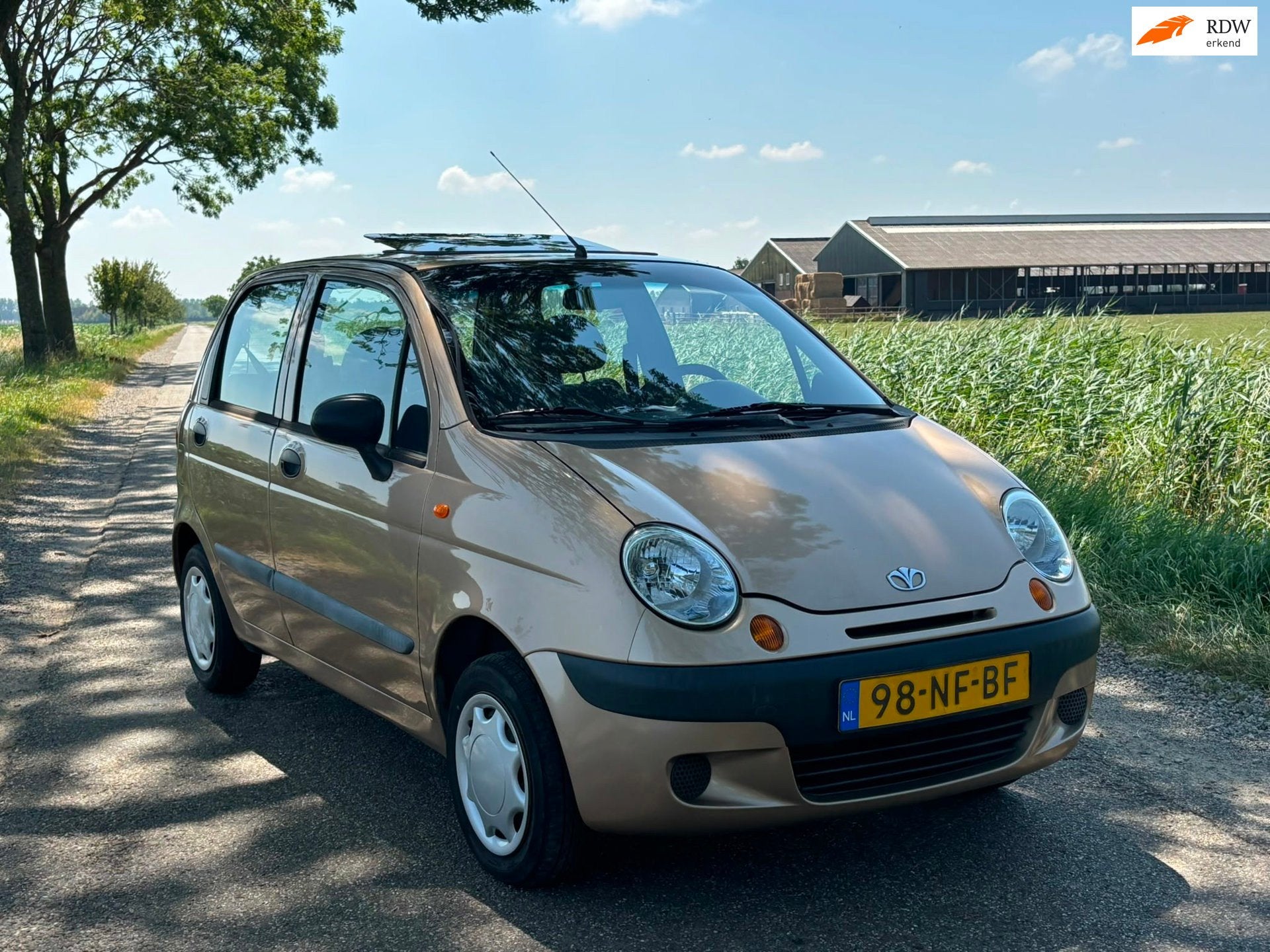 Daewoo Matiz 0.8 Spirit / dakraam, Auto's, Daewoo, Voorwielaandrijving, Stof, Gebruikt, Matiz