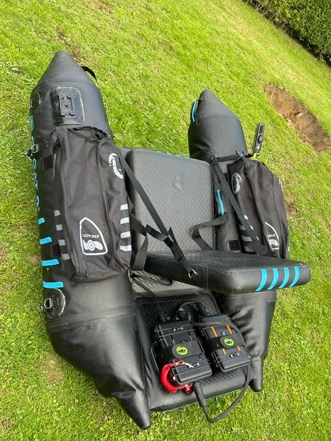 Float Plus 2 Belly Boat met elektrische motor, Ophalen, Zo goed als nieuw, Overige typen