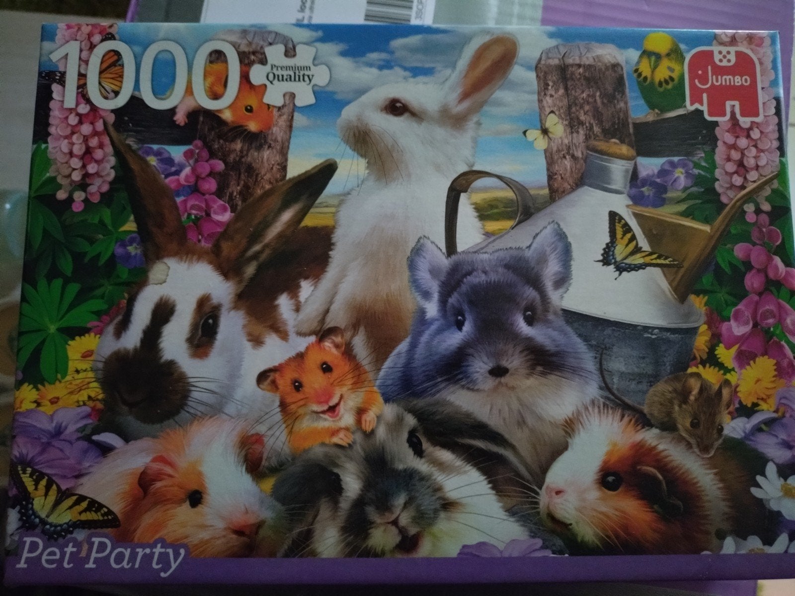 leuke jumbo dierenpuzzel, Ophalen of Verzenden, 500 t/m 1500 stukjes, Zo goed als nieuw, Legpuzzel