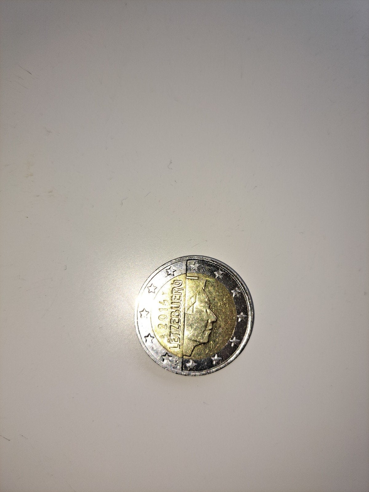 Zeldzame Lëtzebuerg 2 Euro munt 2014., Postzegels en Munten, Munten | Europa | Euromunten, Ophalen of Verzenden, Luxemburg, 2 euro