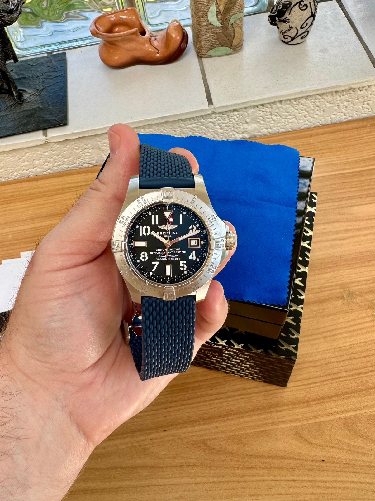Breitling Avenger Seawolf A17330, Staal, Breitling, Polshorloge, Overige materialen