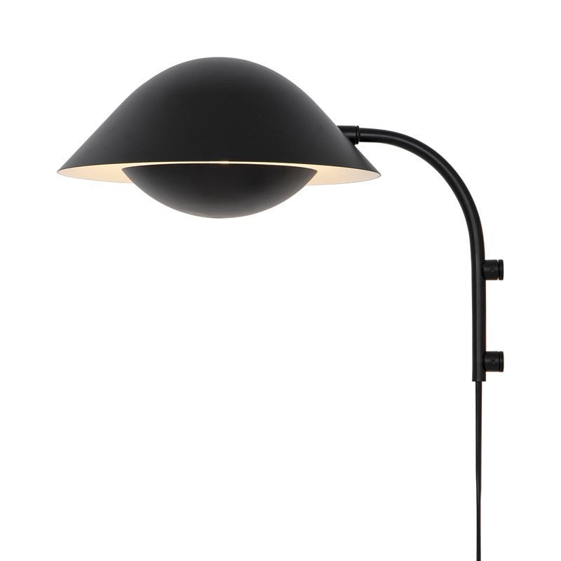 2 Nordlux wandlampen scandinavisch zwart. Nieuw!, Verzenden, Zwart, E14 (klein), Nieuw