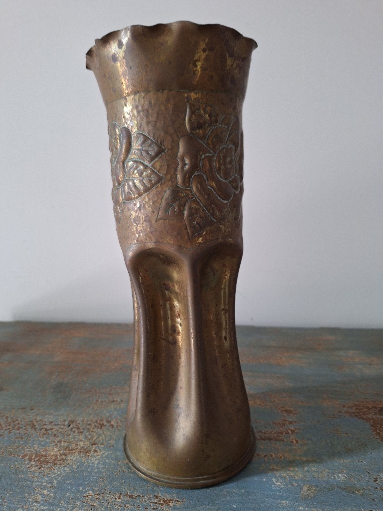 Vaas /bewerkte  granaathuls 1939, Ophalen of Verzenden