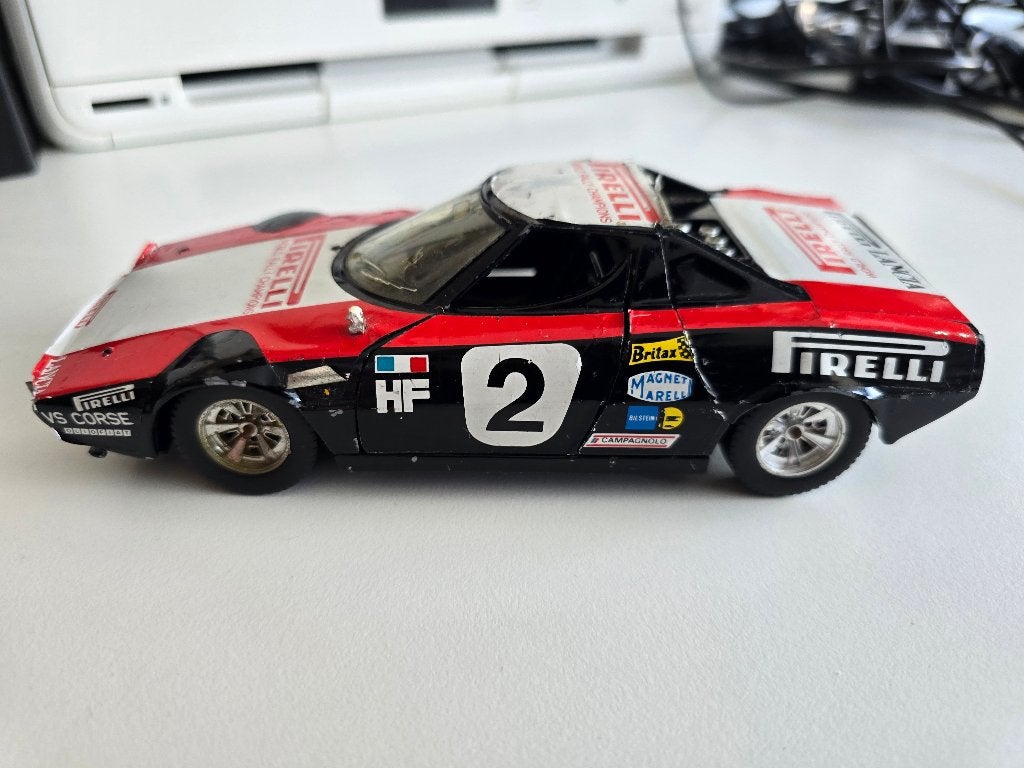 Lancia Stratos 1/24 Bburago, Ophalen of Verzenden, Gebruikt, Auto, Bburago