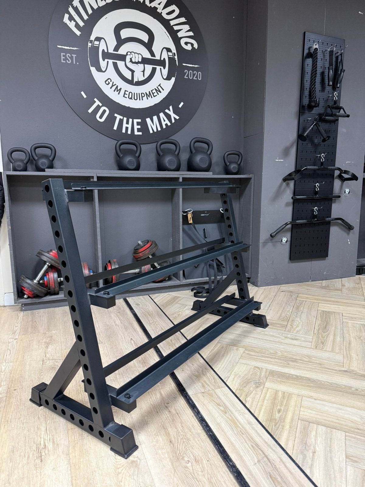 Stoer nieuw To the Max 3 laags dumbell rek/rack 126x90x54 cm, Ophalen, Dumbbell, Nieuw, .