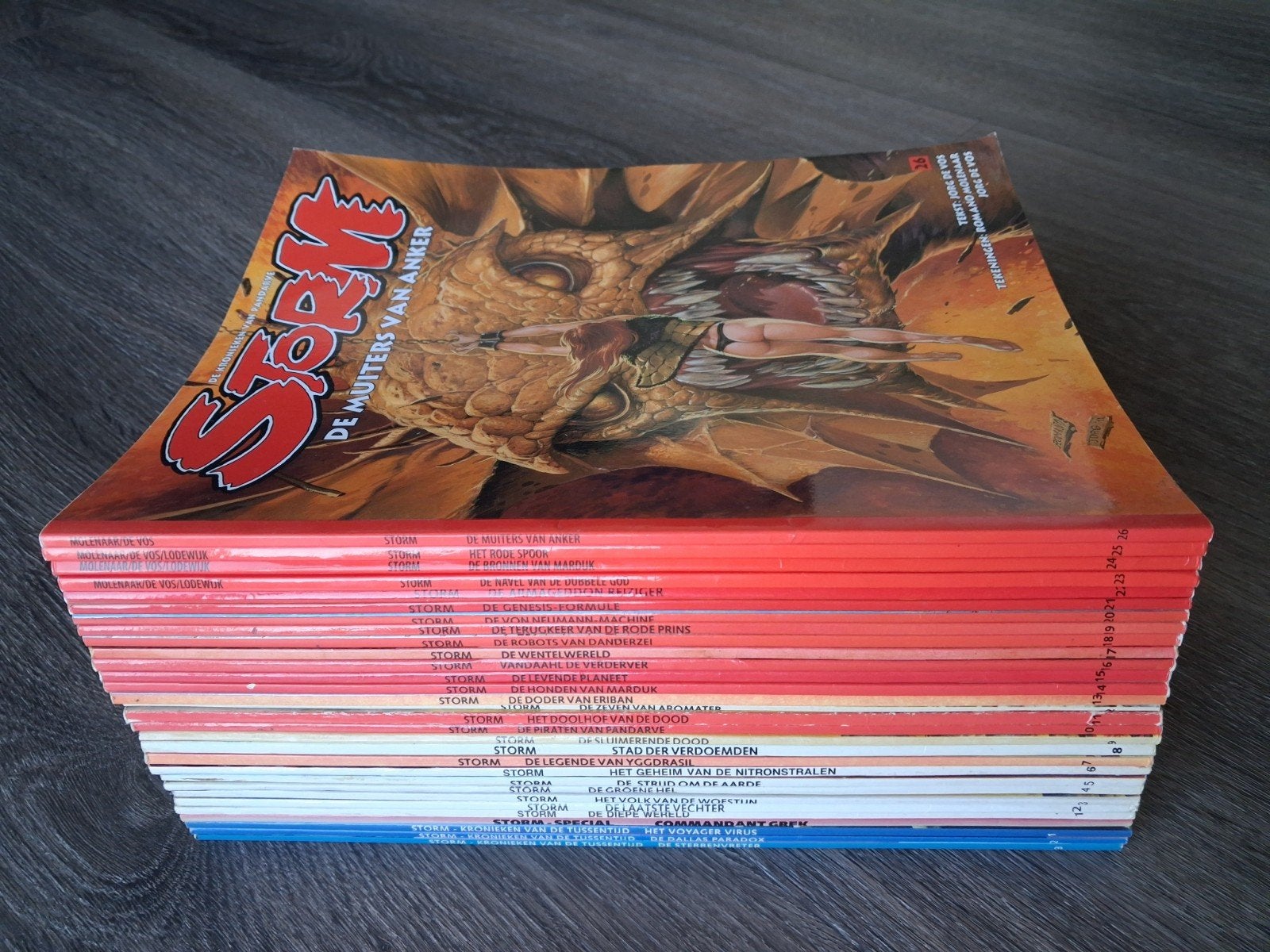 Storm 30x, Boeken, Complete serie of reeks, Ophalen of Verzenden, Gelezen, Don Lawrence