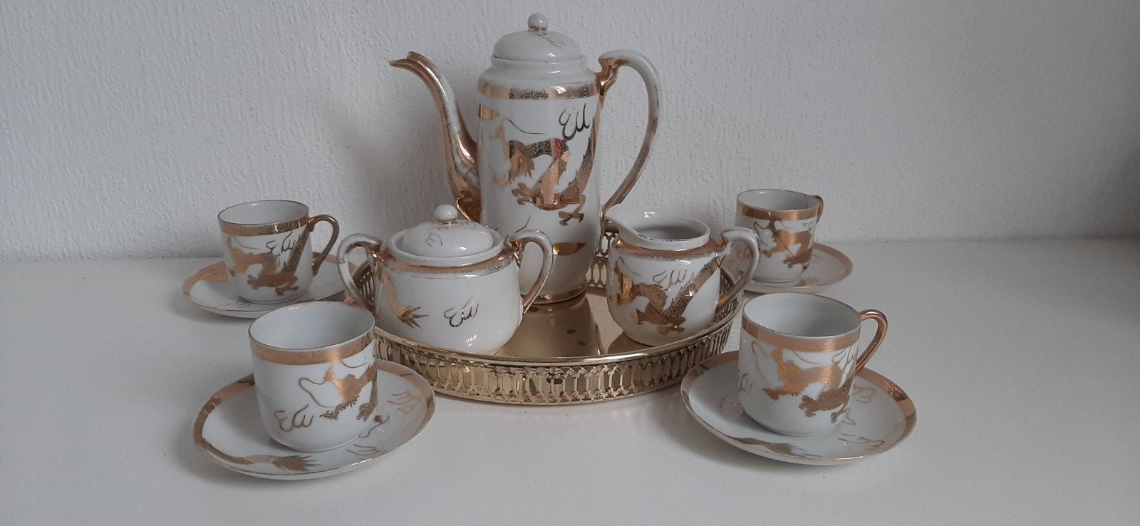 Antiek theeservies, Antiek en Kunst, Ophalen of Verzenden
