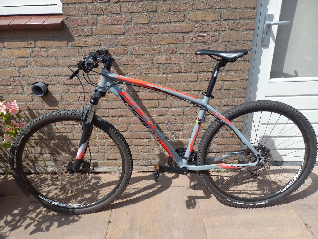 Stoere Mountainbike - Grijs/Oranje, Overige merken, Hardtail, Heren, 49 tot 53 cm