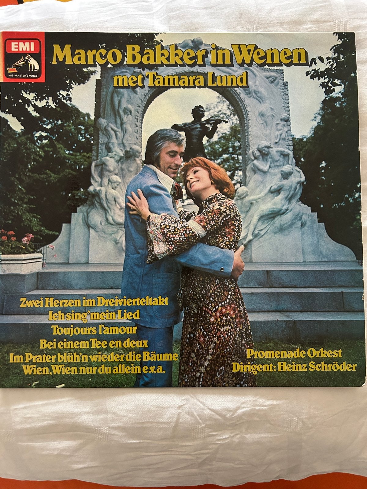 Marco Bakker in Wenen met Tamara Lund LP, Ophalen, Gebruikt, 12 inch, LP