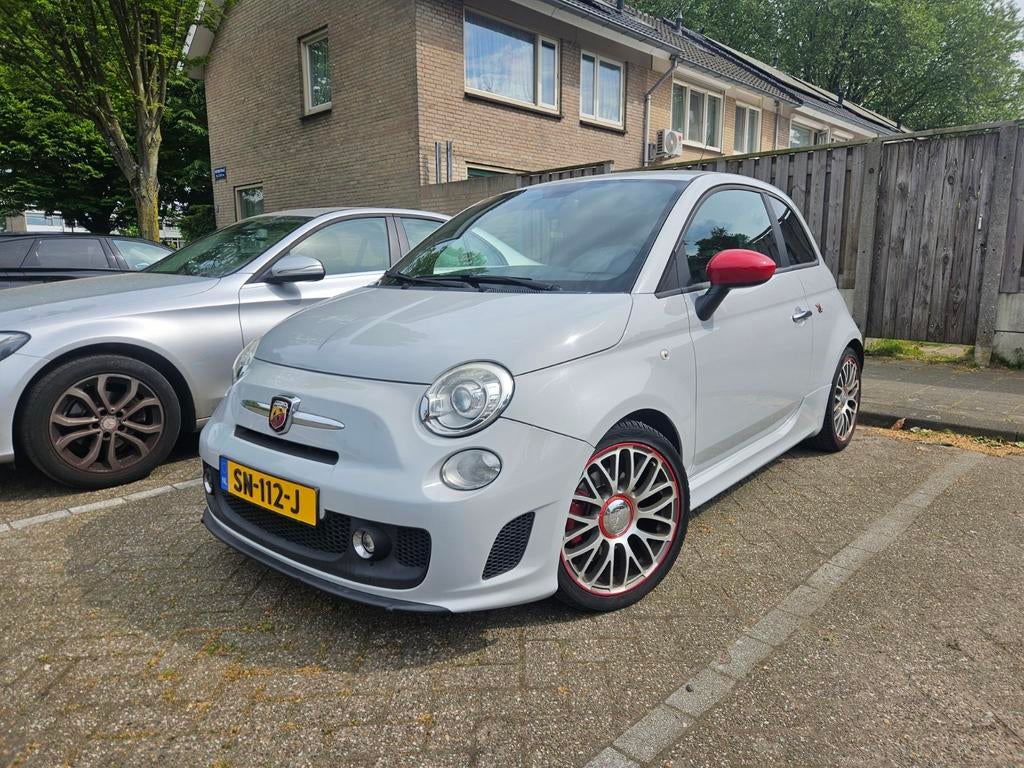 Fiat 500 1.4 Abarth 2011 Grijs, Auto's, Fiat, Voorwielaandrijving, 15 km/l, 40 €/maand, 4 cilinders