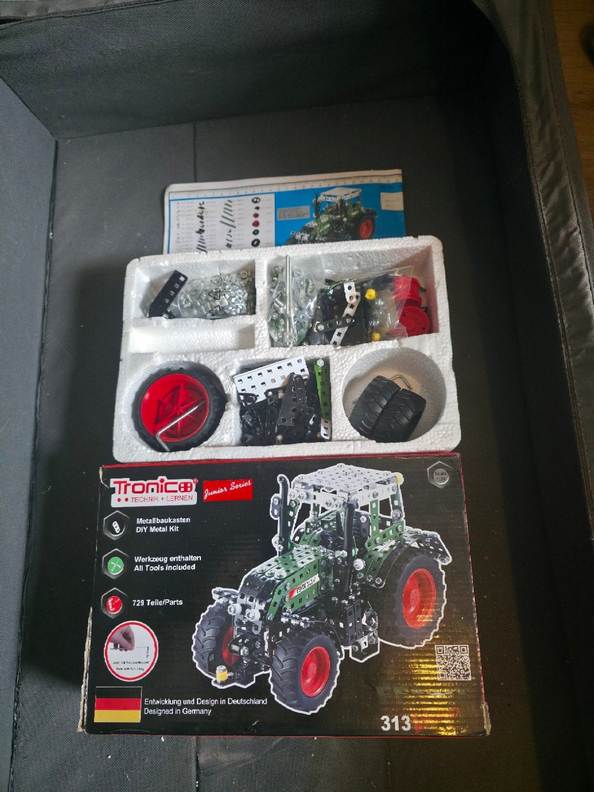 Tronico Junior Series Metaalbouwdoos Tractor, Ophalen of Verzenden, Zo goed als nieuw, Overige merken