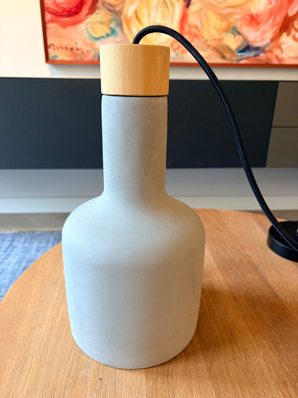 Zo goed als nieuwe Dutchbone hanglamp, Huis en Inrichting, Ophalen of Verzenden, Zo goed als nieuw, Hout, E27 (groot)