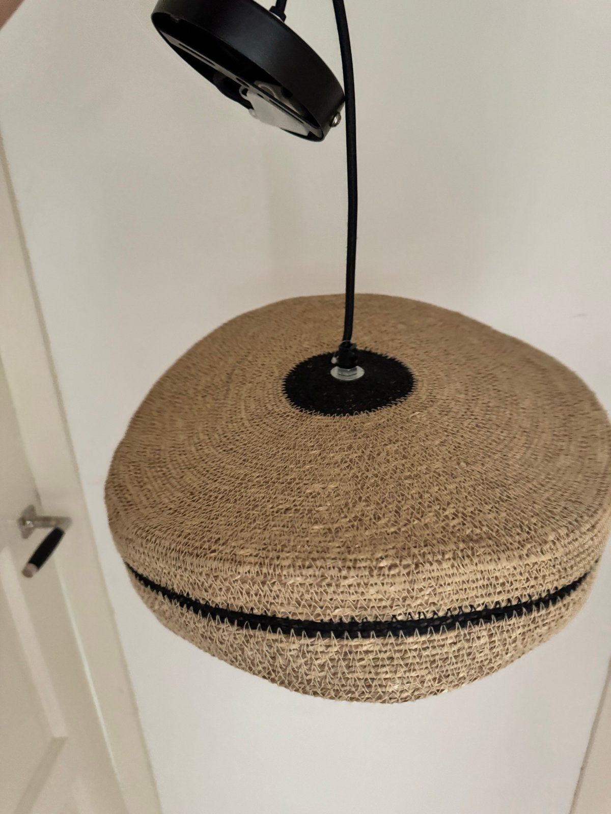 Rotan hanglamp, nieuwstaat, uit boutique Bordeaux, Ophalen of Verzenden, Nieuw, Overige materialen