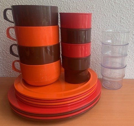 Mepal Rosti Classic: 4 -pers. serviezen, Lochem, Ophalen of Verzenden, Zo goed als nieuw, Mepal