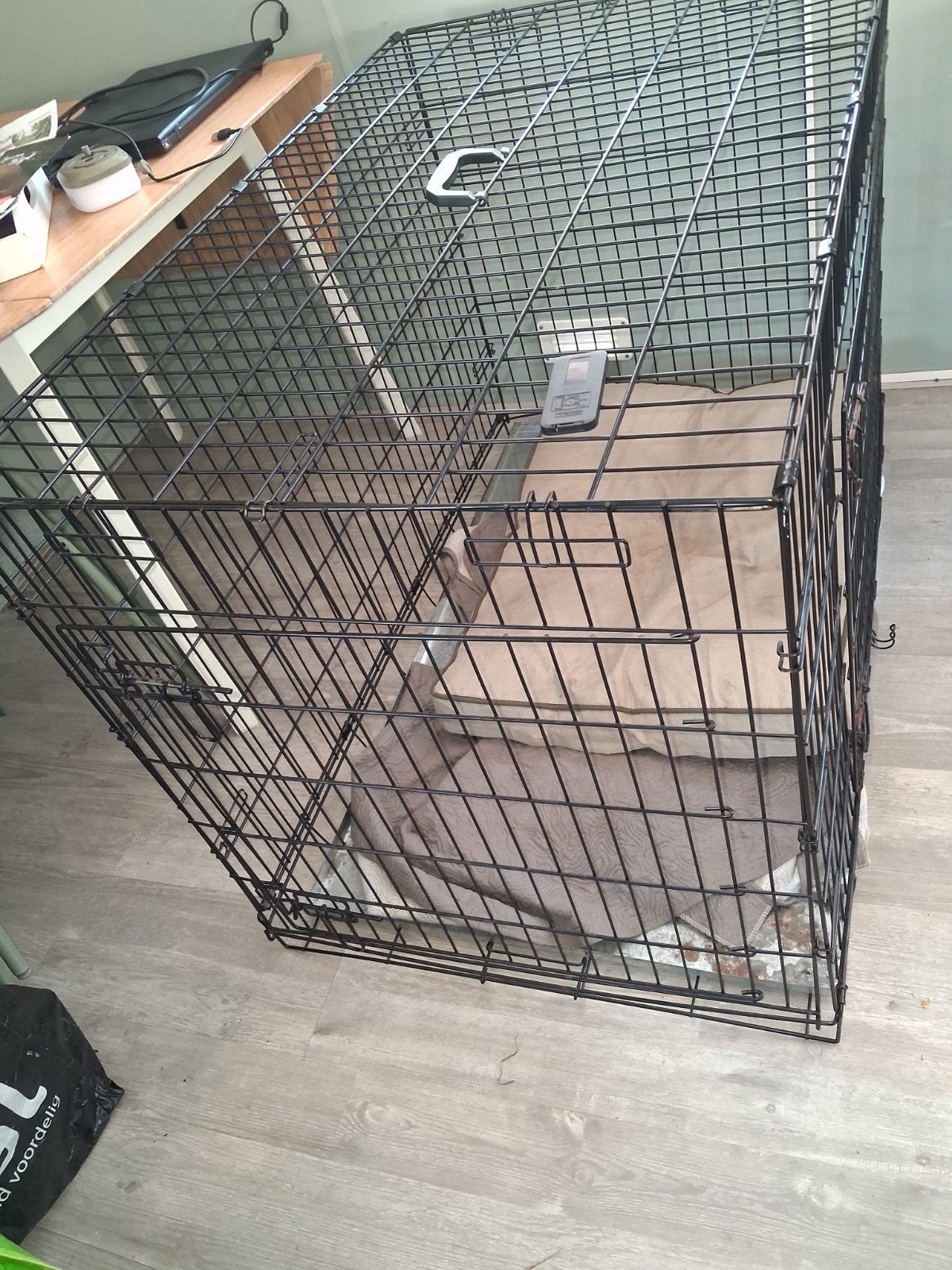 honden bench, Dieren en Toebehoren, Ophalen of Verzenden, Zo goed als nieuw, Minder dan 65 cm