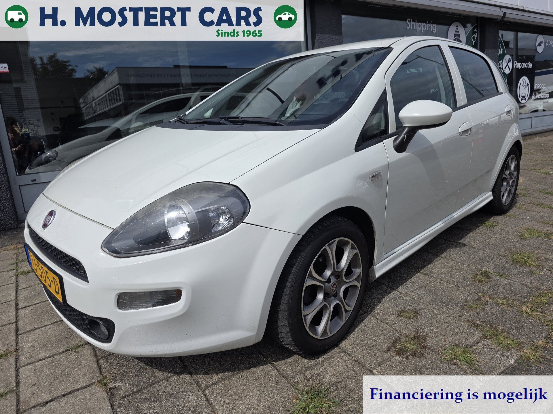 Fiat Punto Evo 1.3 M-Jet Lounge Bj. 2015 *Airco* Nette GOED, Auto's, Fiat, Voorwielaandrijving, Euro 5, Stof, Gebruikt